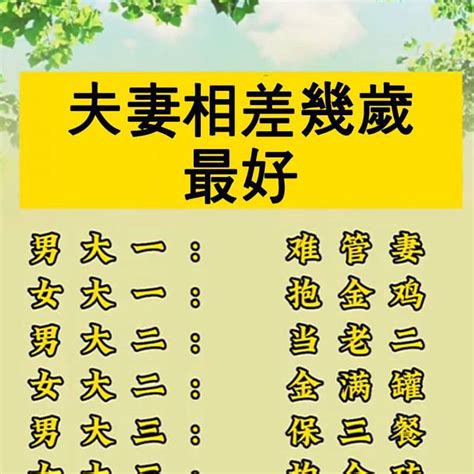 夫妻相差幾歲最好|夫妻差幾歲最好？「這歲數」恐讓離婚率更高